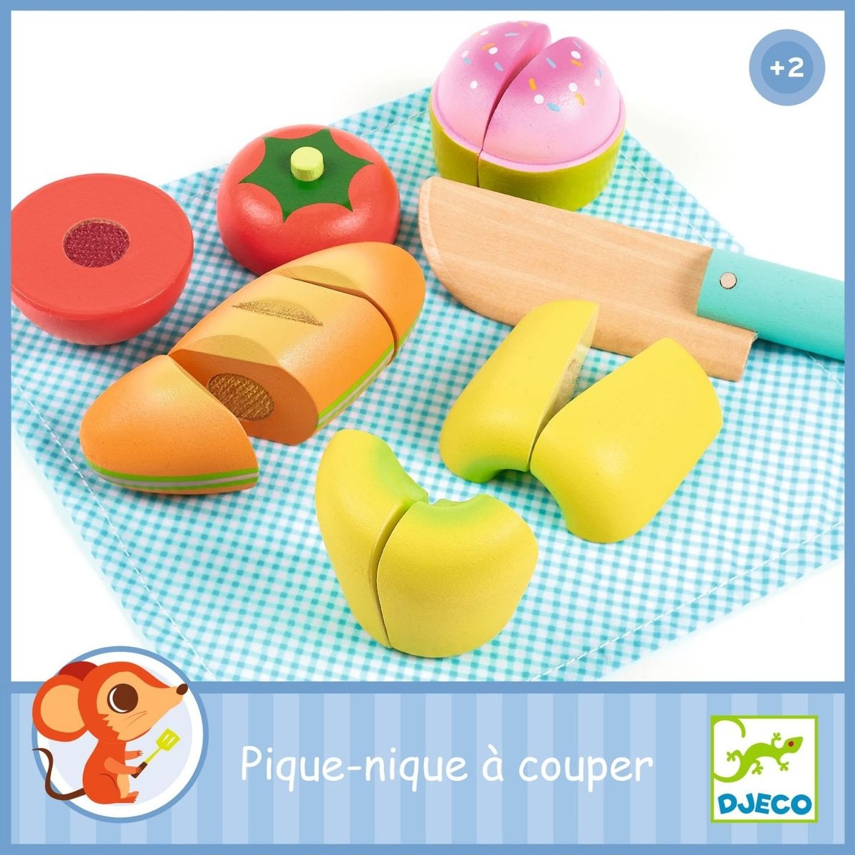 Pique-nique à couper multicolore, DJECO