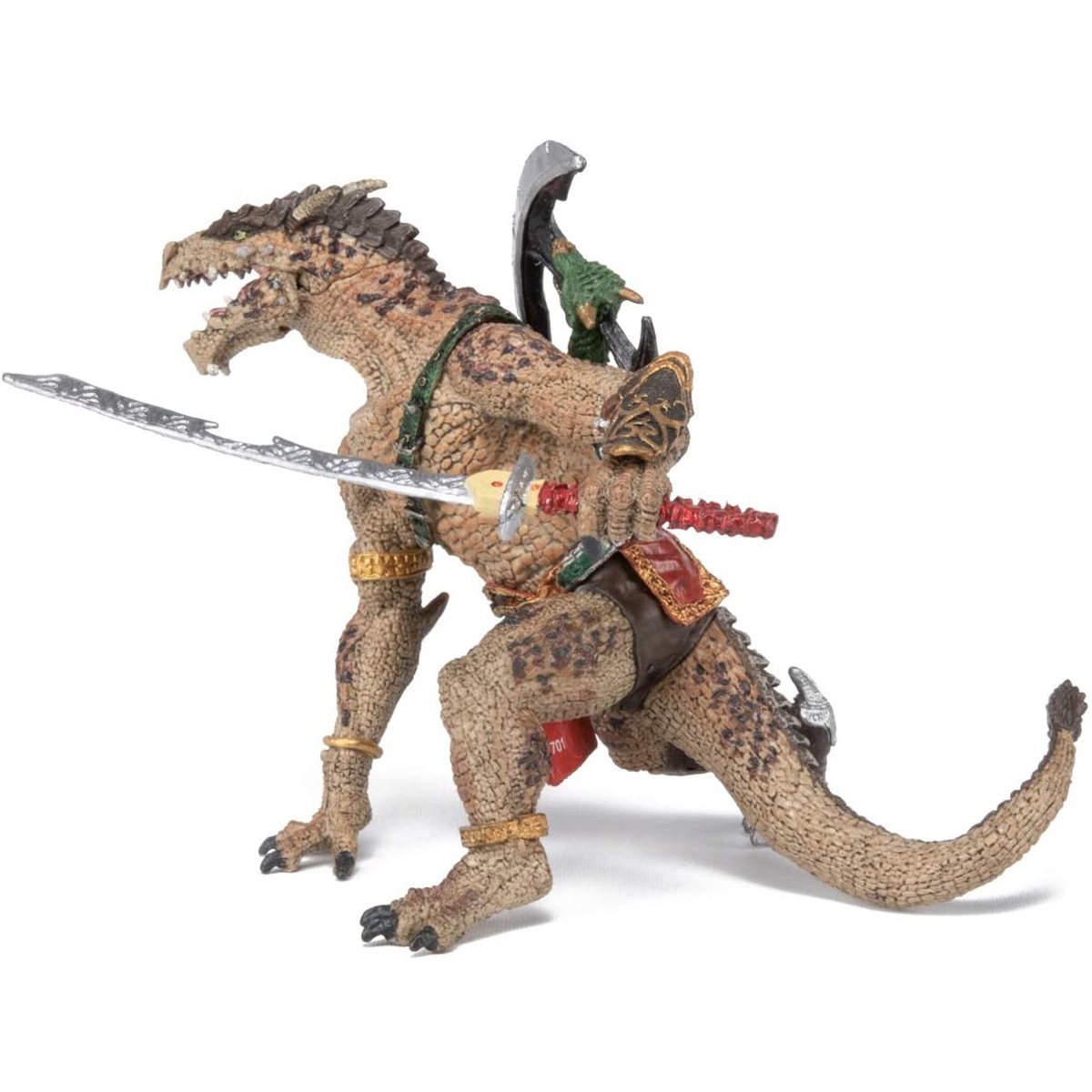 Figurine Mutant dragon marron, PAPO