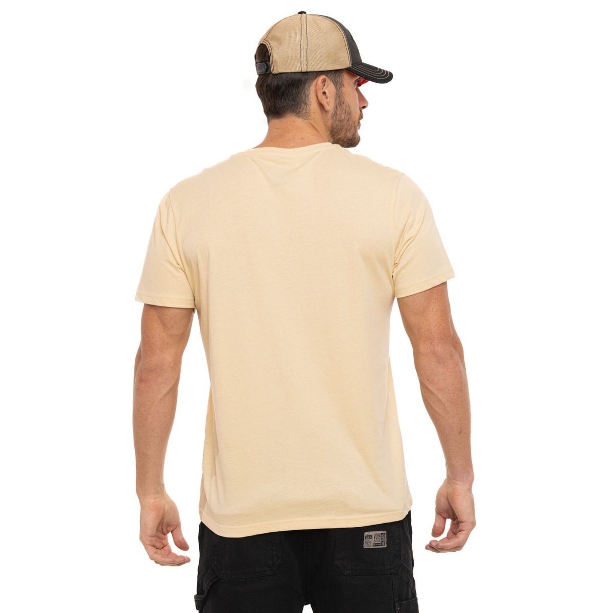 Tee Shirt coton First beige/kaki, VON DUTCH