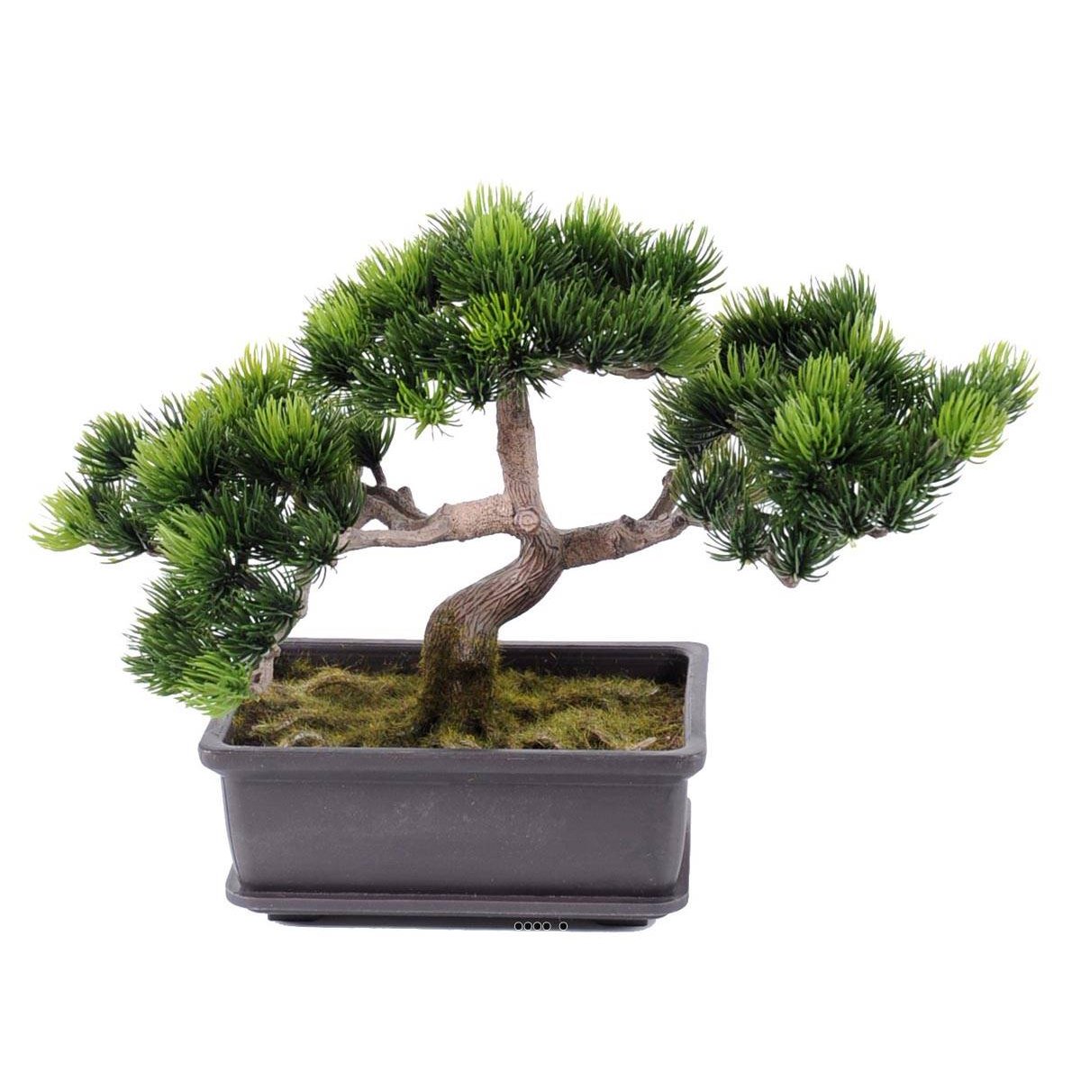 Bonsai artificiel Formosa H 22 cm Feuillage v002239, ARTIFICIELLES