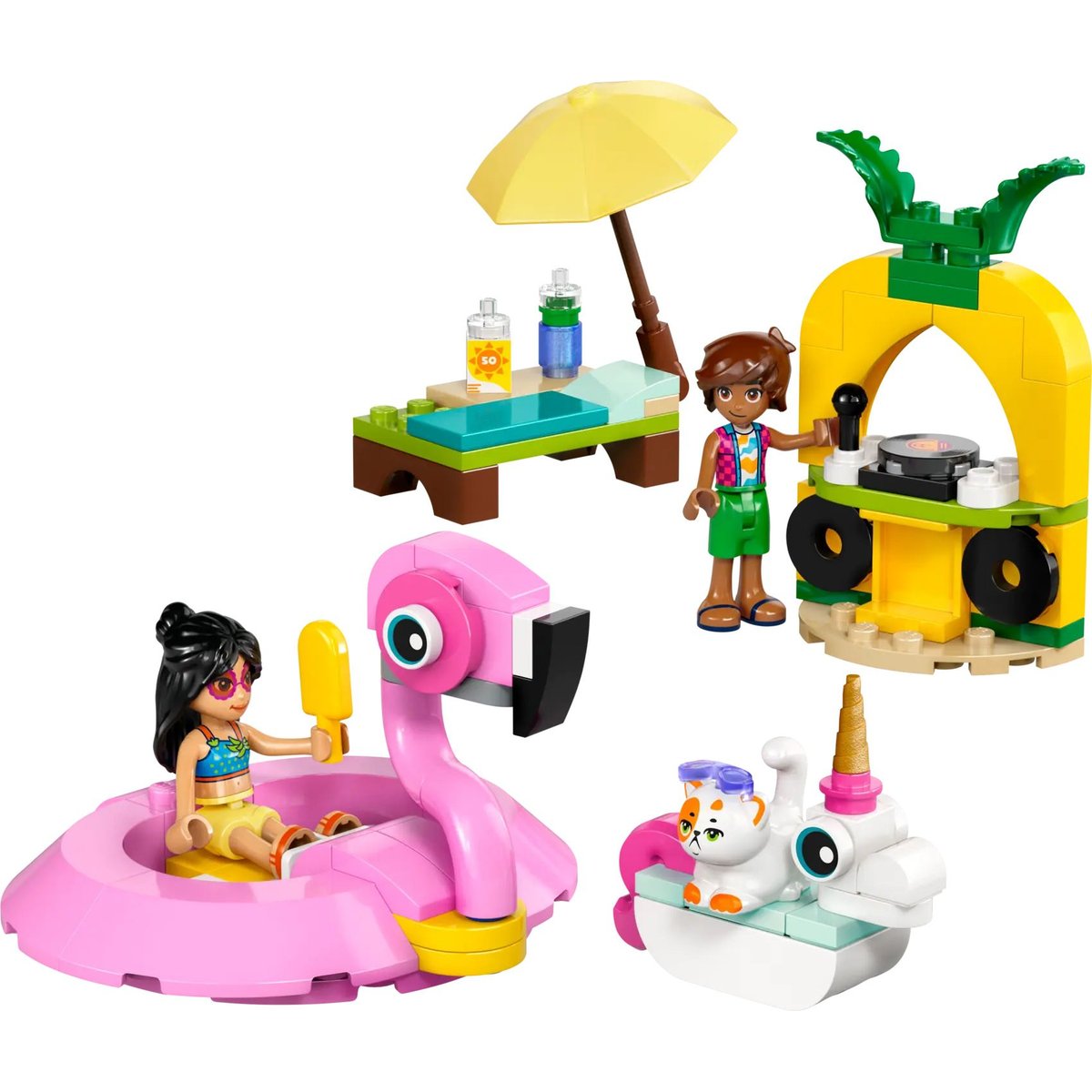 LEGO Friends - Fête Aquatique avec Licorne et Flamant Rose - 42658 multicolore, LEGO
