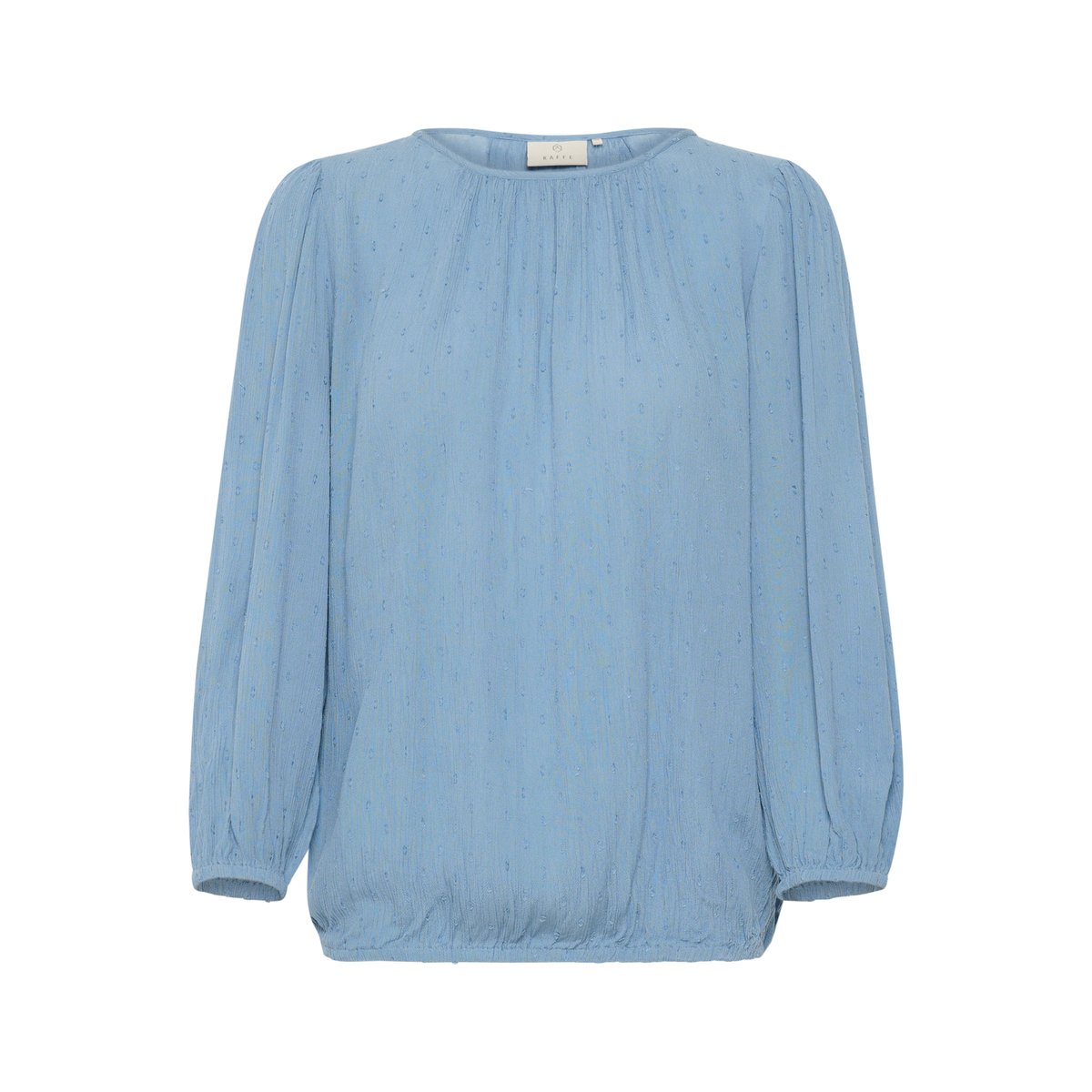 Blouse à manches longues bleu faded denim, KAFFE