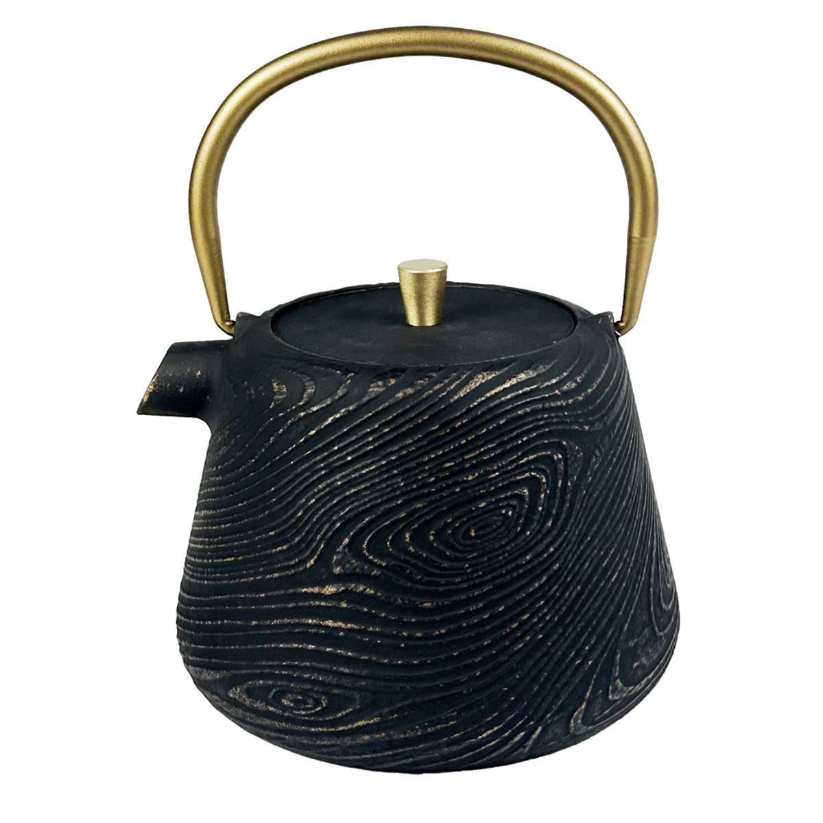 Théière en fonte avec filtre inox Glitter Black 1 L - GLITTER noir, TABLE PASSION