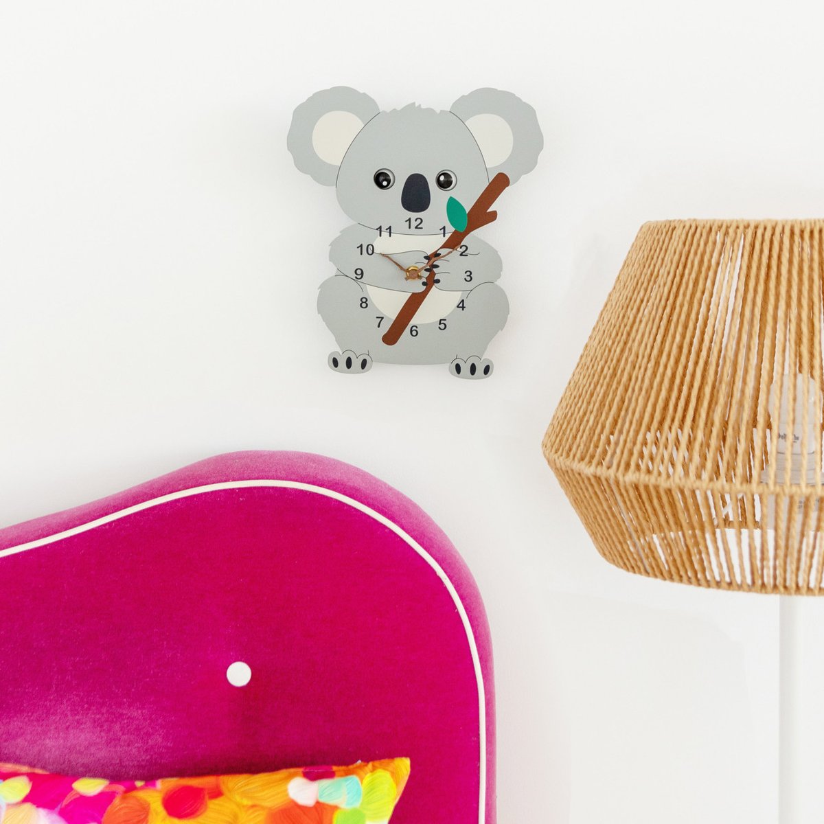 Horloge Dancing Clock koala, PYLONES