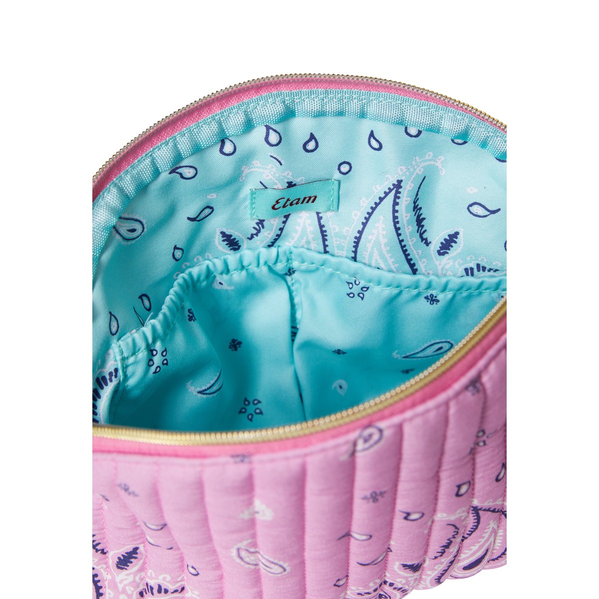 Trousse à motifs ASSIA rose, ETAM