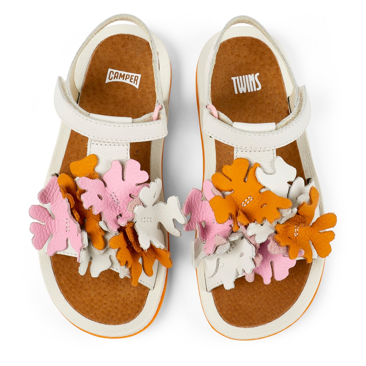 Sandales Bicho blanc rose, CAMPER