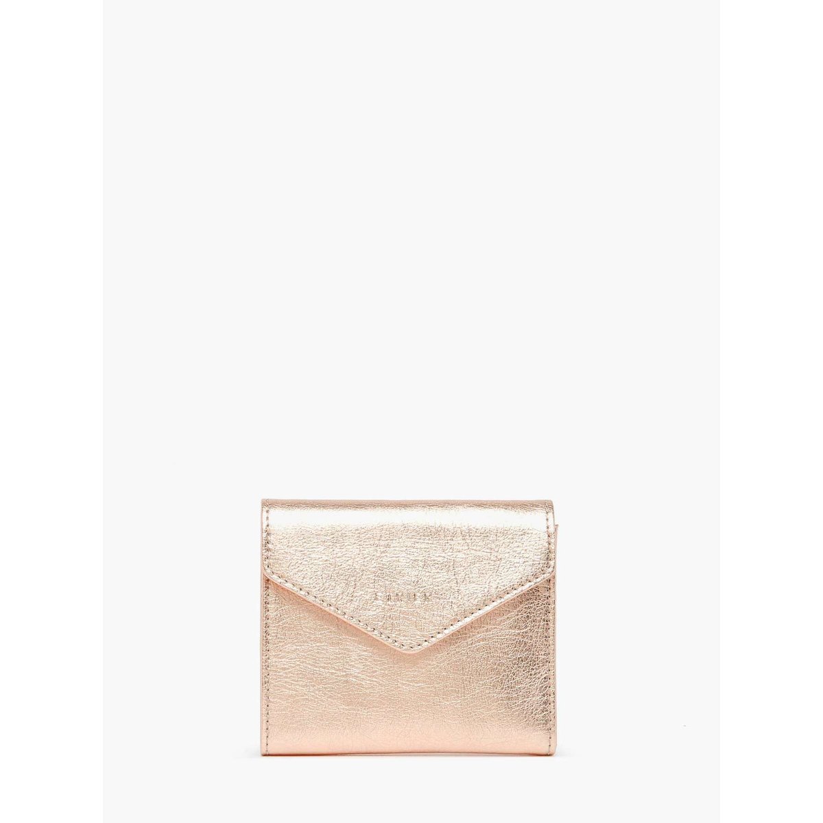 Porte-cartes Etincelle Irisée cuir champagne, ETRIER