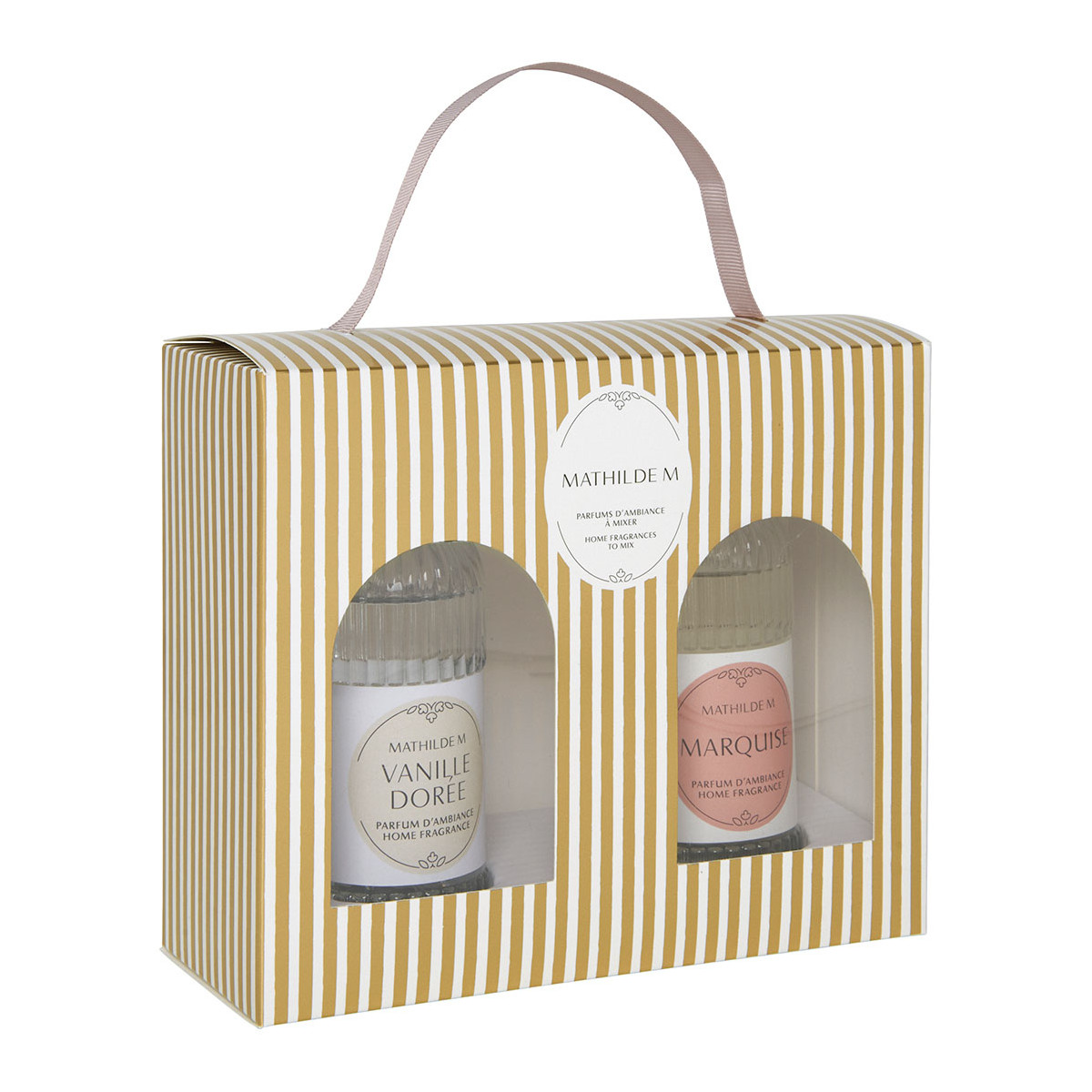 Coffret de parfums Marquise Vanille Dorée jaune, MATHILDE M