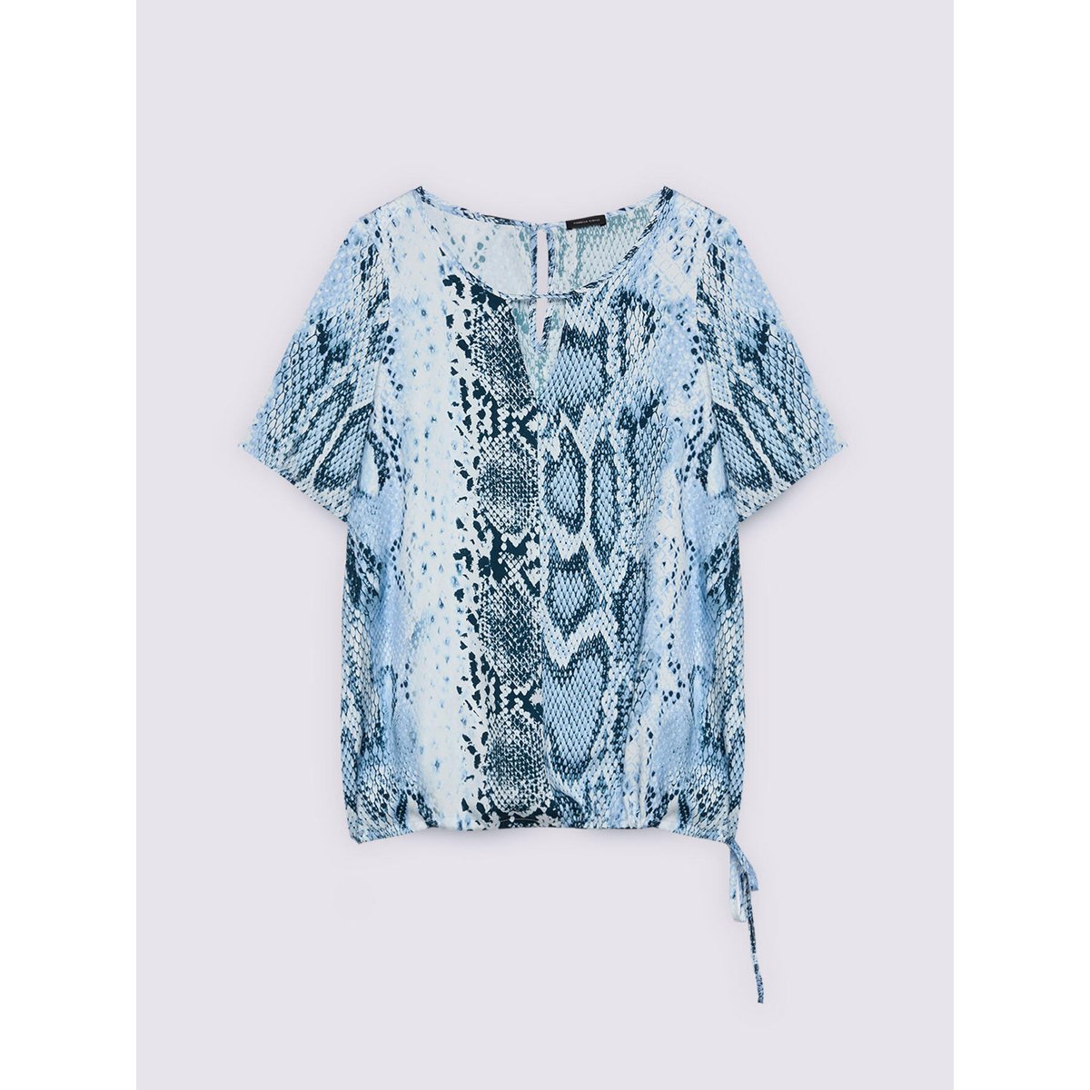 Chemisier à motif reptile light - blue, FIORELLA RUBINO