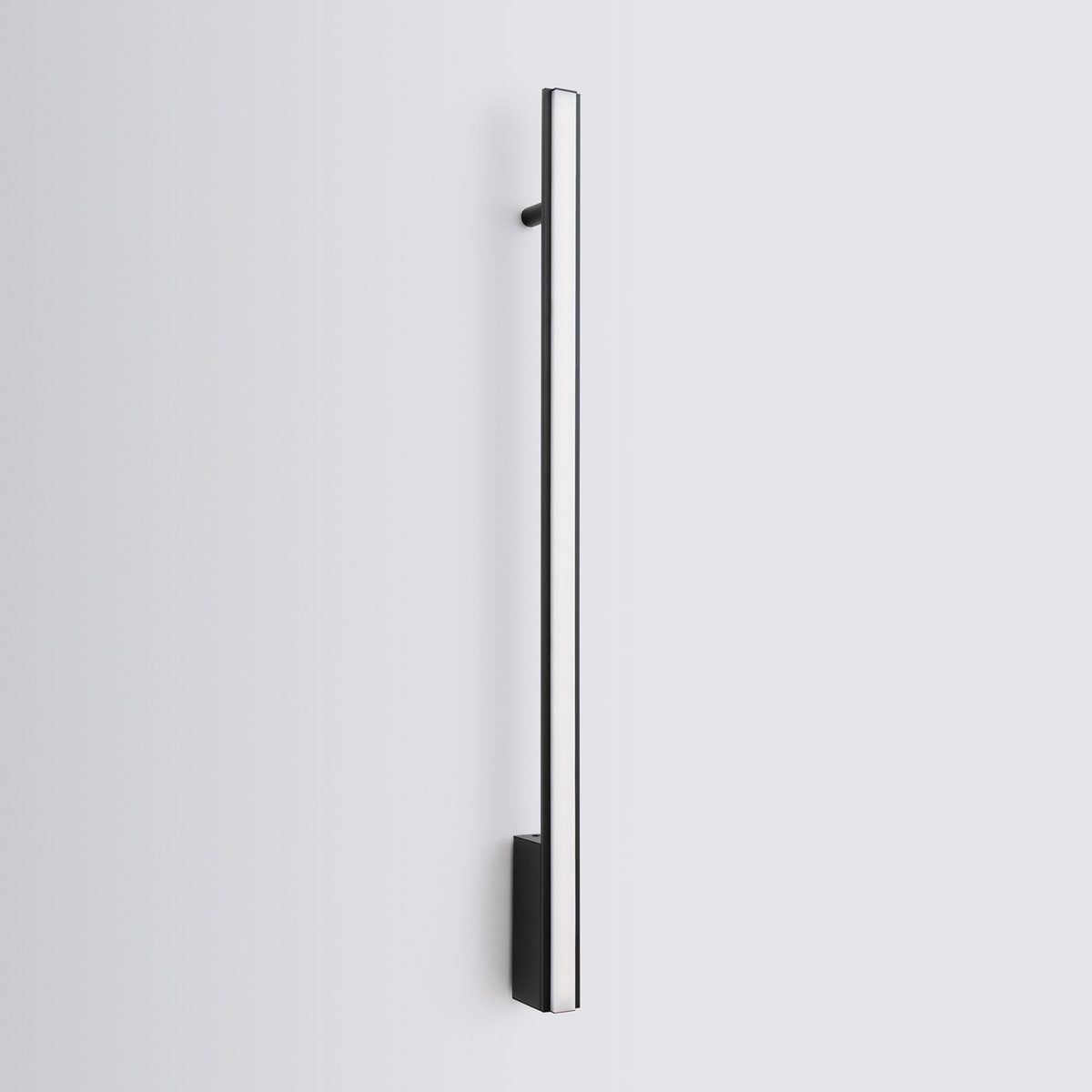 Applique murale Aluminium Noir LED 1 Lagom noir, EDEN