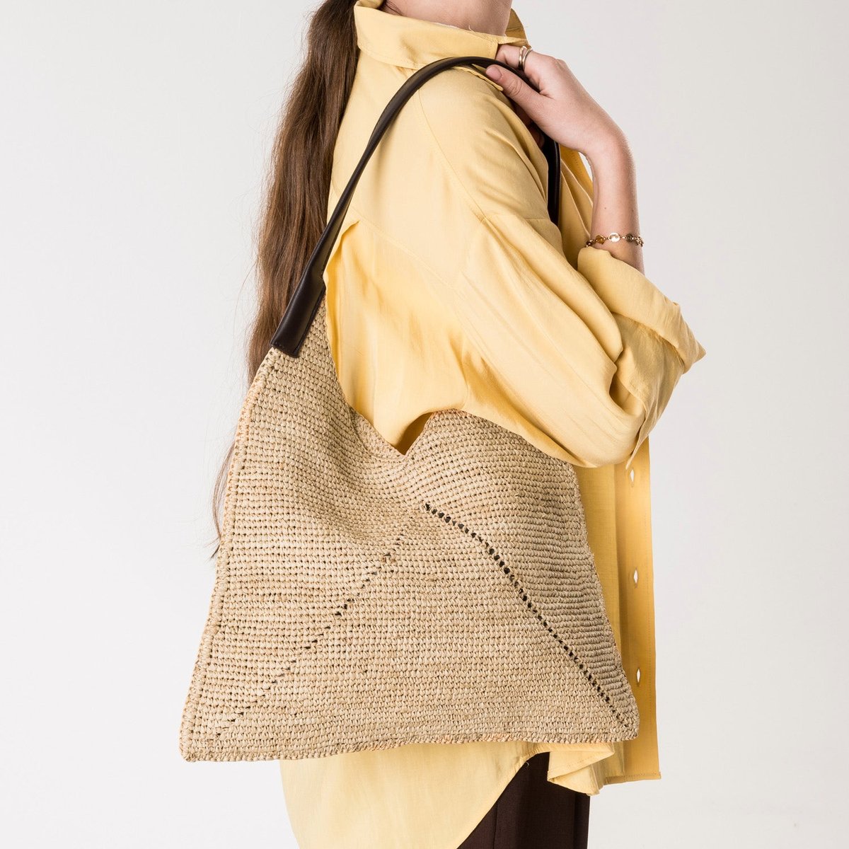 Sac Hobo LOUISIA beige, ERAM