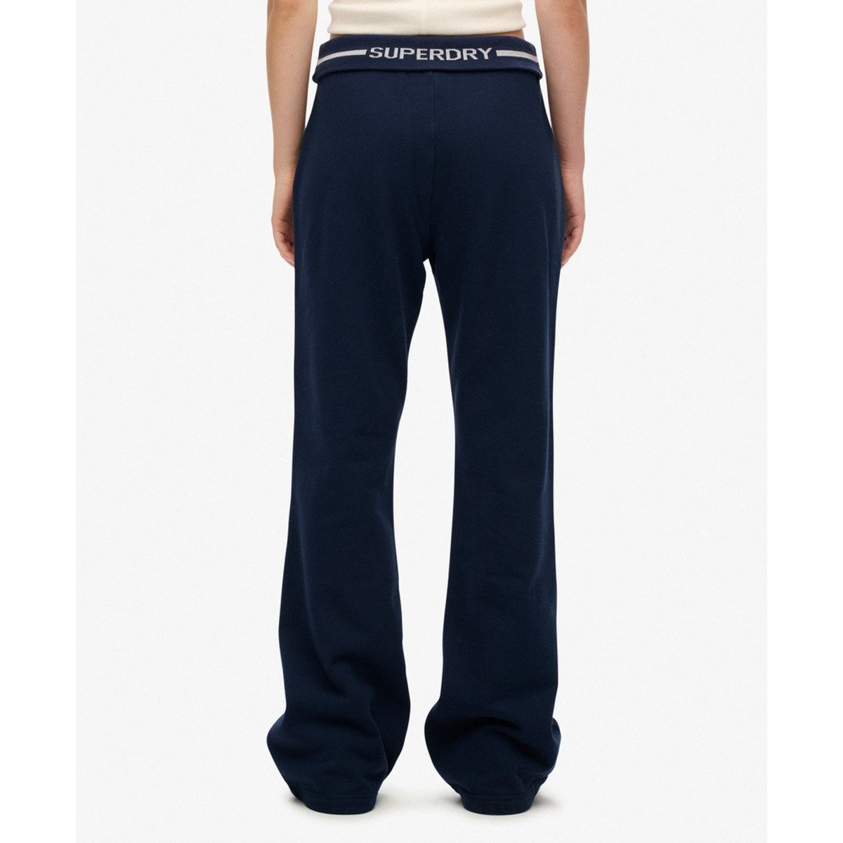Jogger Athletic Essentials Logo Taille Basse Évasé bleu marine profond, SUPERDRY