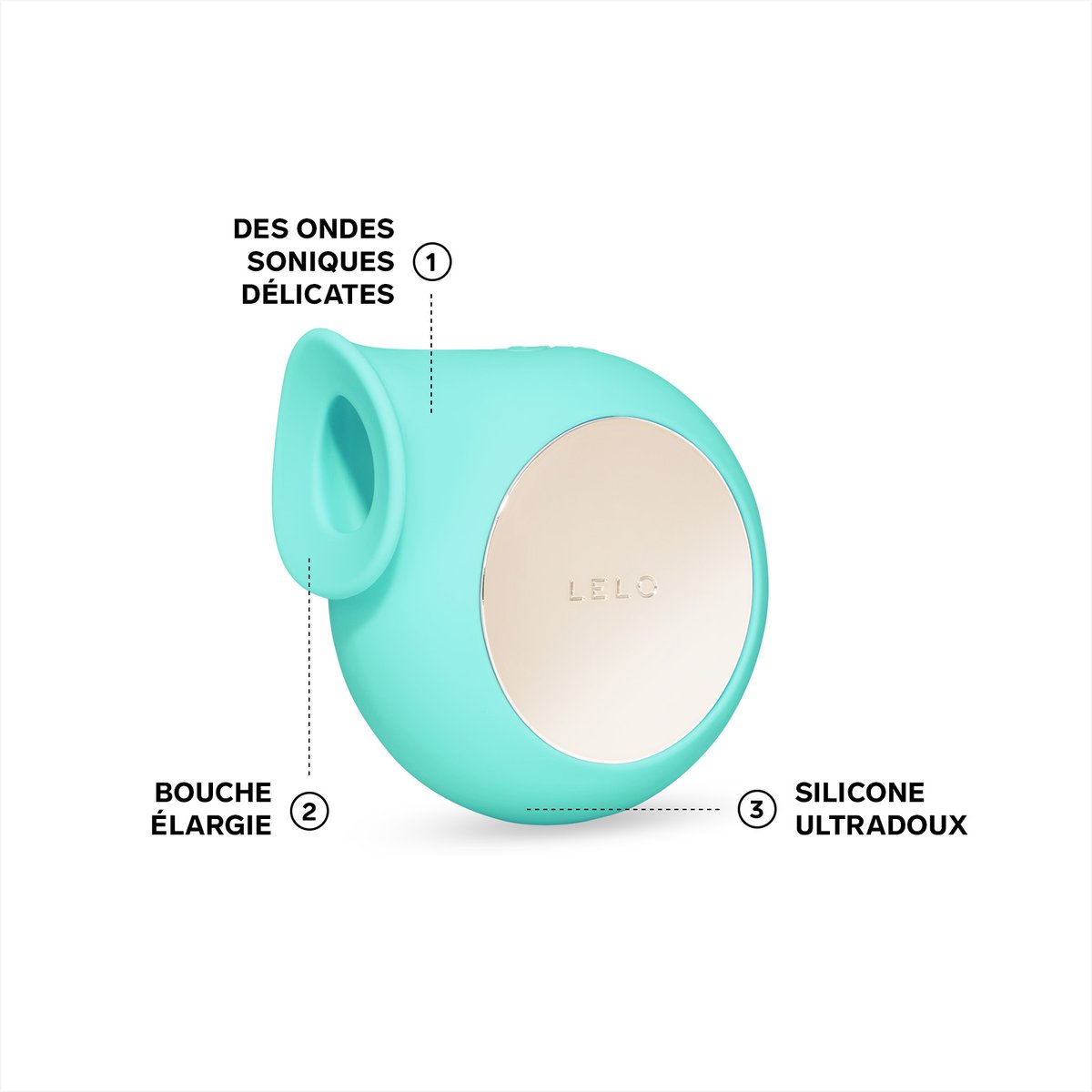 Stimulateur Clitoridien Sonique, SILA aqua, LELO
