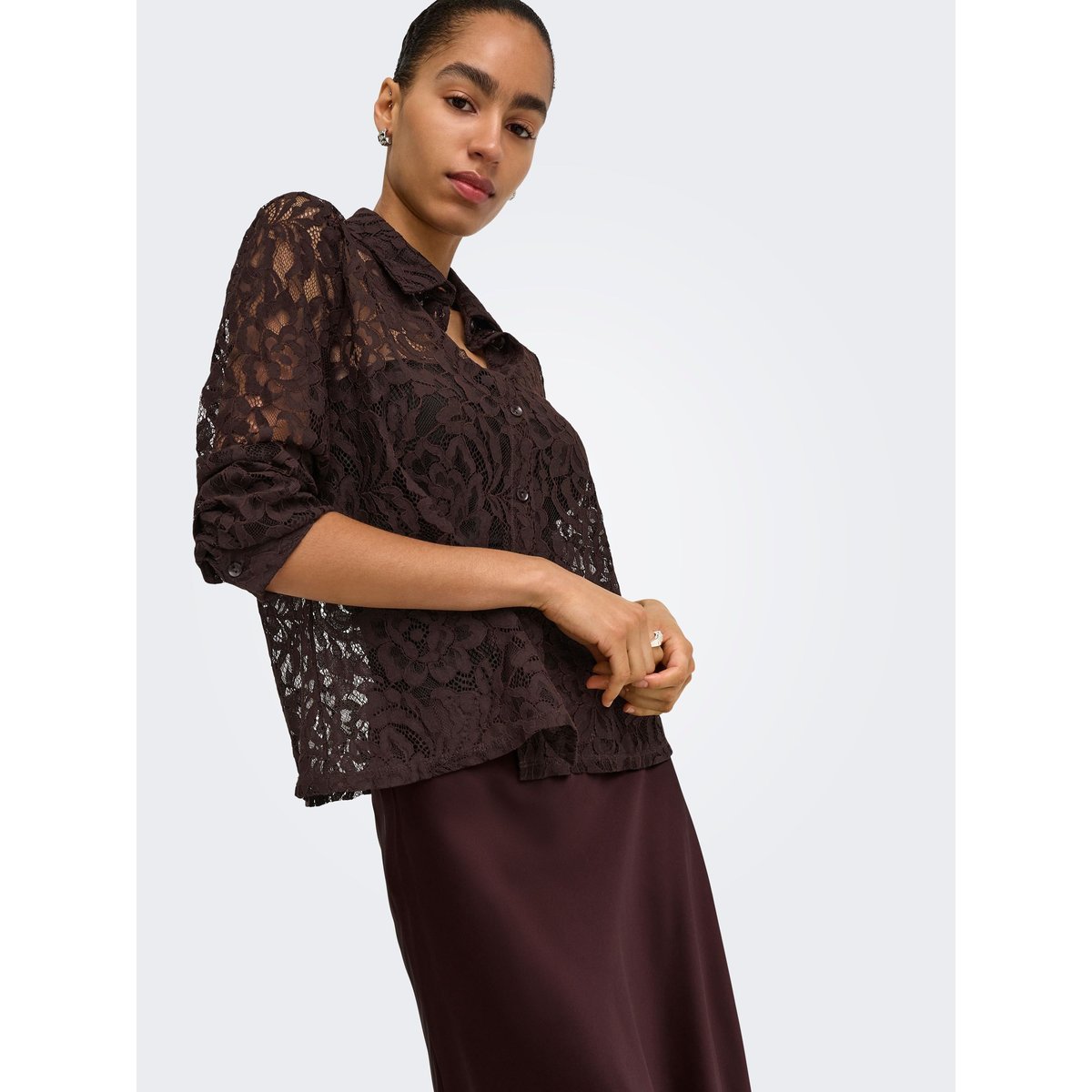 Chemise black coffee, ONLY