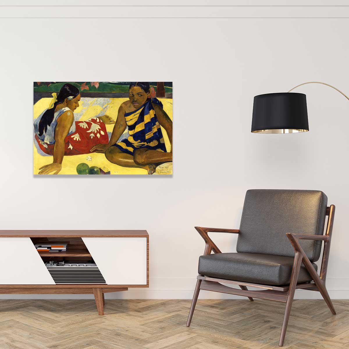 Tableau célèbre Paul Gauguin - Parau api tableau alu dibond, HEXOA