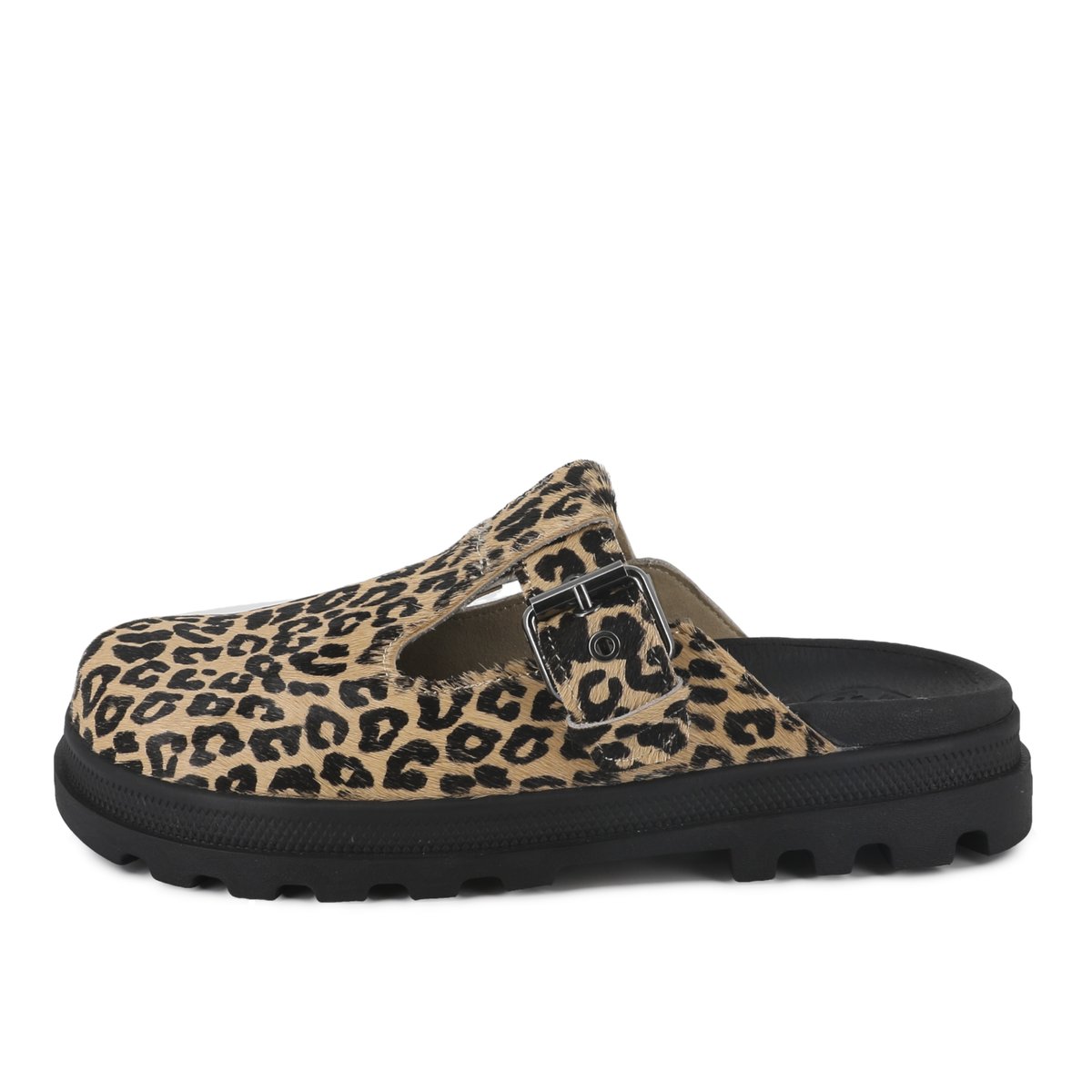 Sandales en suede DUNELITE PYLA WILD L vert-leopard, PALLADIUM