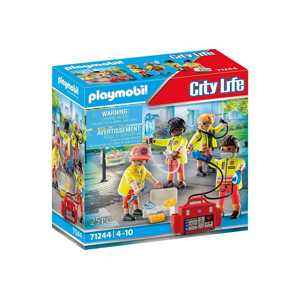 City Life Equipe de secouristes multicolore, PLAYMOBIL