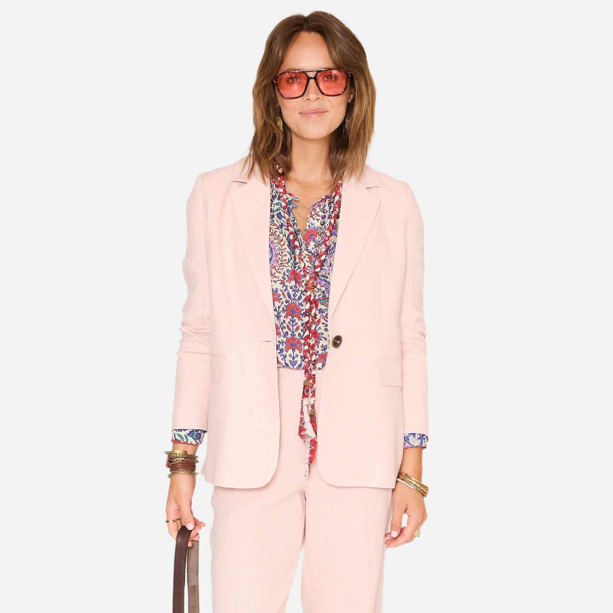 Veste VIBIA rose poudré, MKT STUDIO