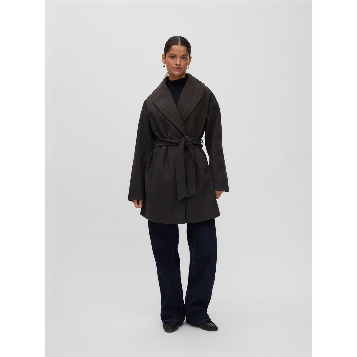 Manteau marron - delicioso, VERO MODA