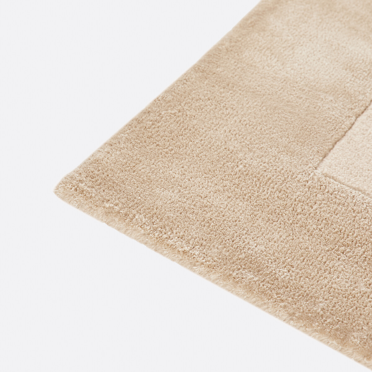 Tapis laine et viscose, Duoma beige rosé, LA REDOUTE INTERIEURS