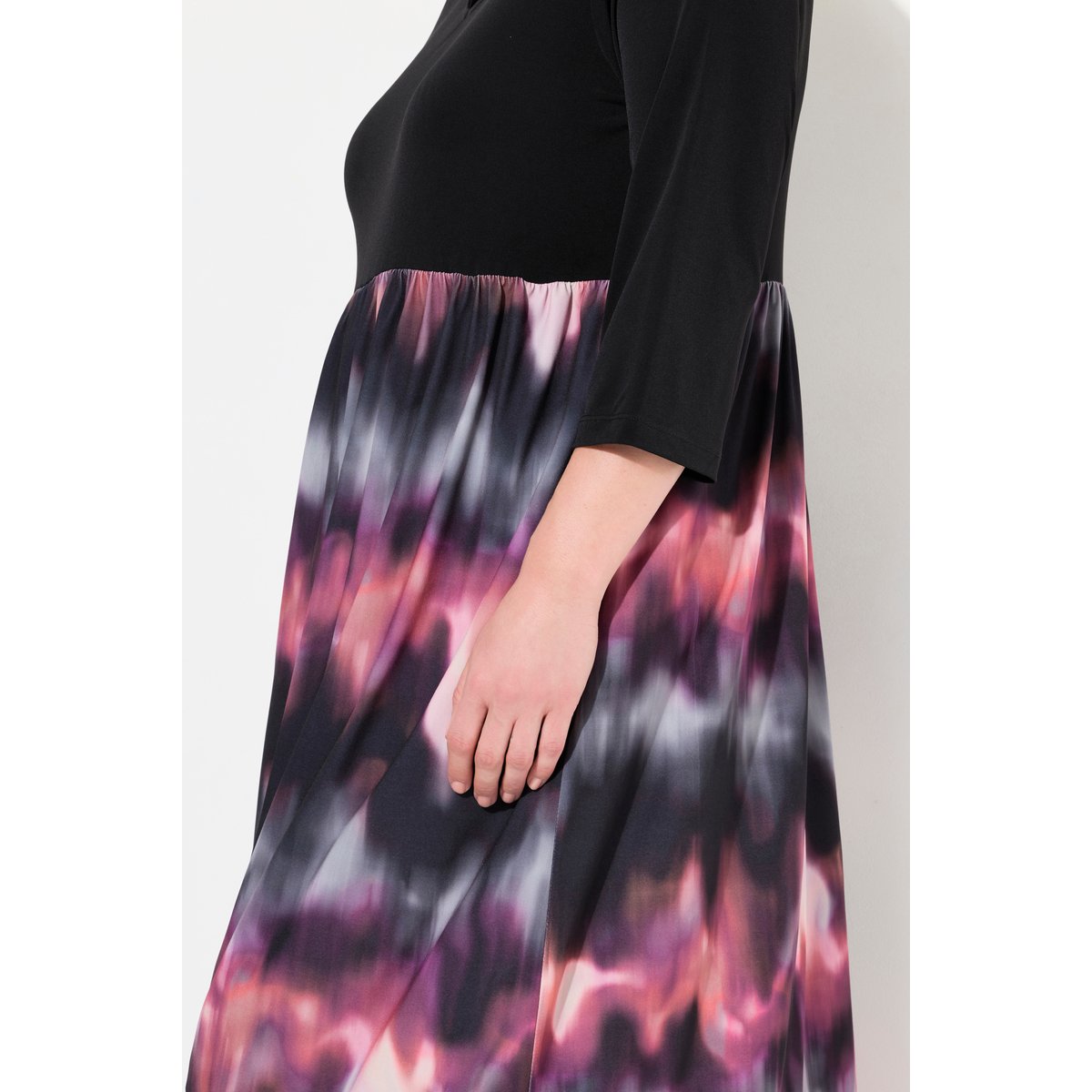 Robe en jersey noir, ULLA POPKEN