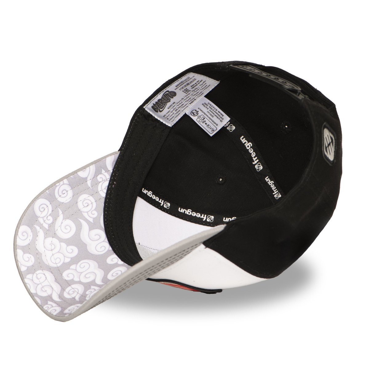Casquette Naruto blanc/gris/noir, FREEGUN