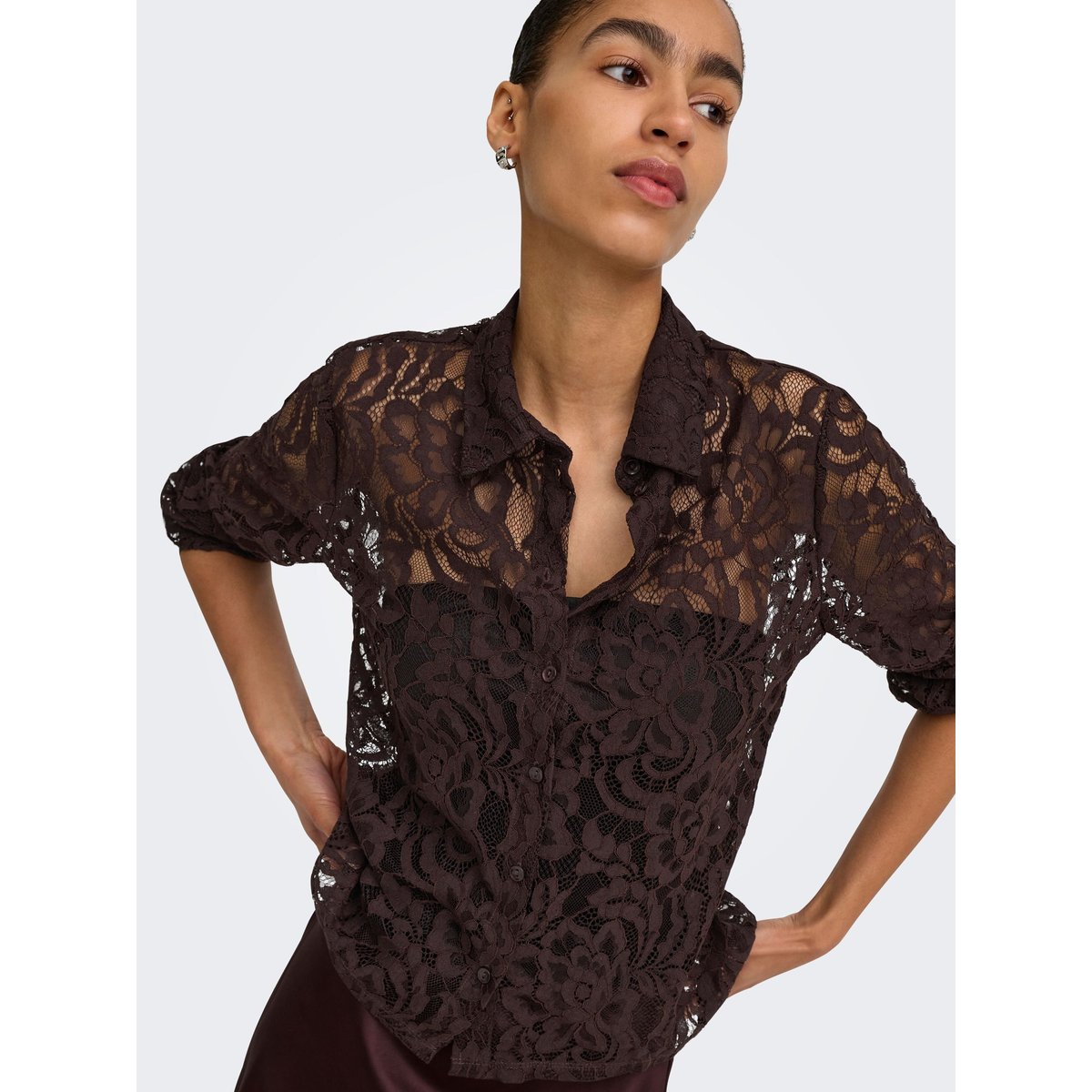 Chemise black coffee, ONLY