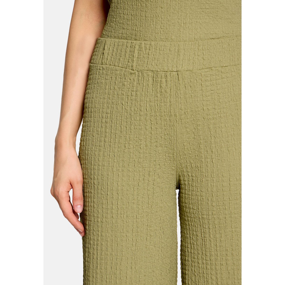 Jupe-culotte à élastique soft olive, BETTY BARCLAY