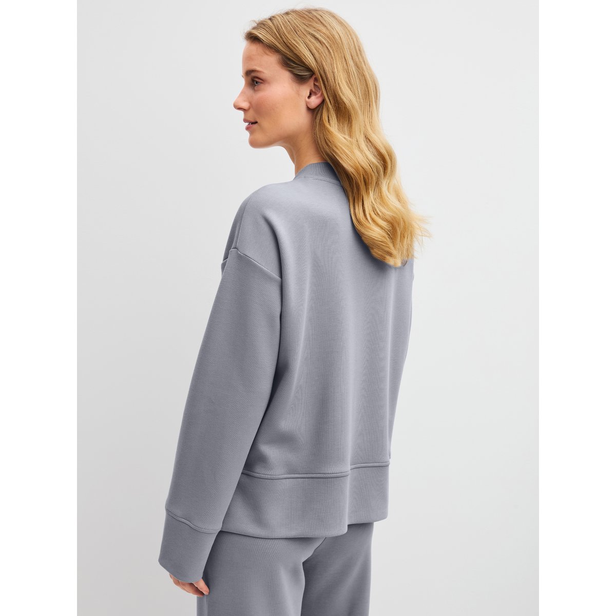 manches longues Coton NATURAL EMBRACE gris passat, CALIDA