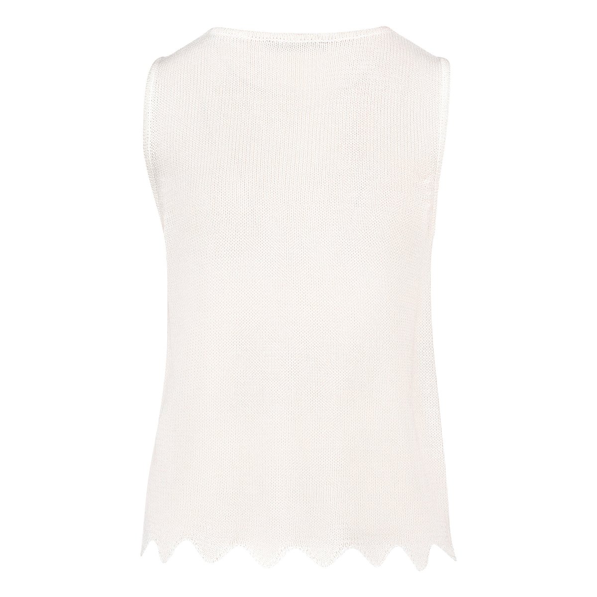 Top en maille sans manches blanc, BETTY BARCLAY