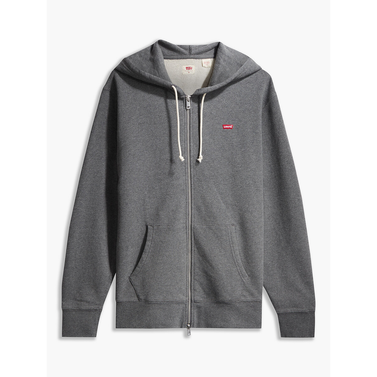 Felpa con cerniera e cappuccio New Original grigio, LEVI'S