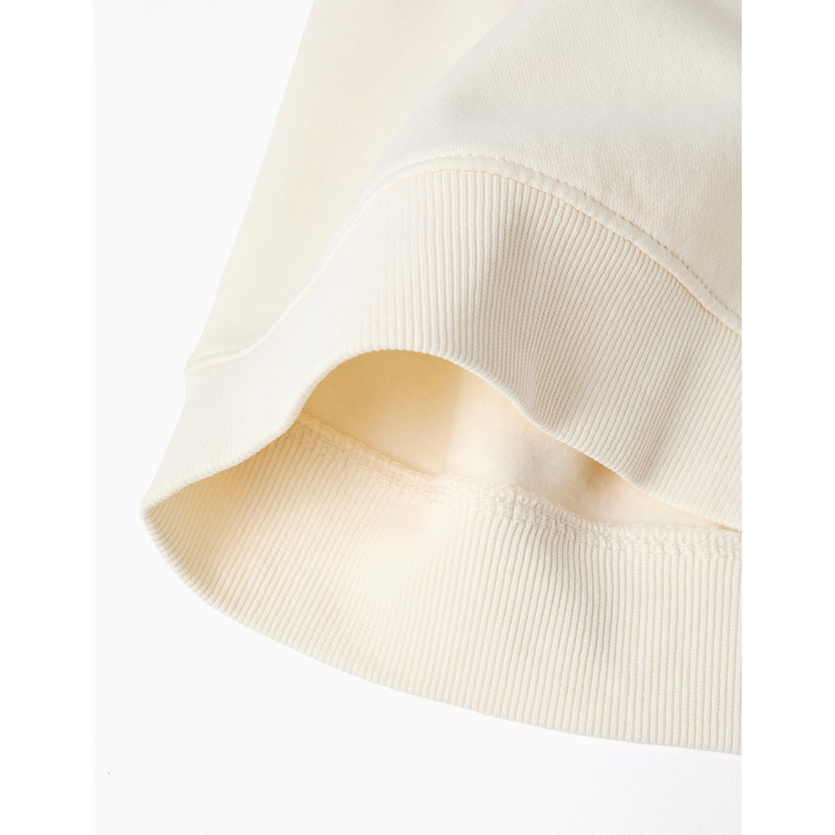 Sweat en coton peigné à capuche avec imprimé blanc, ZIPPY