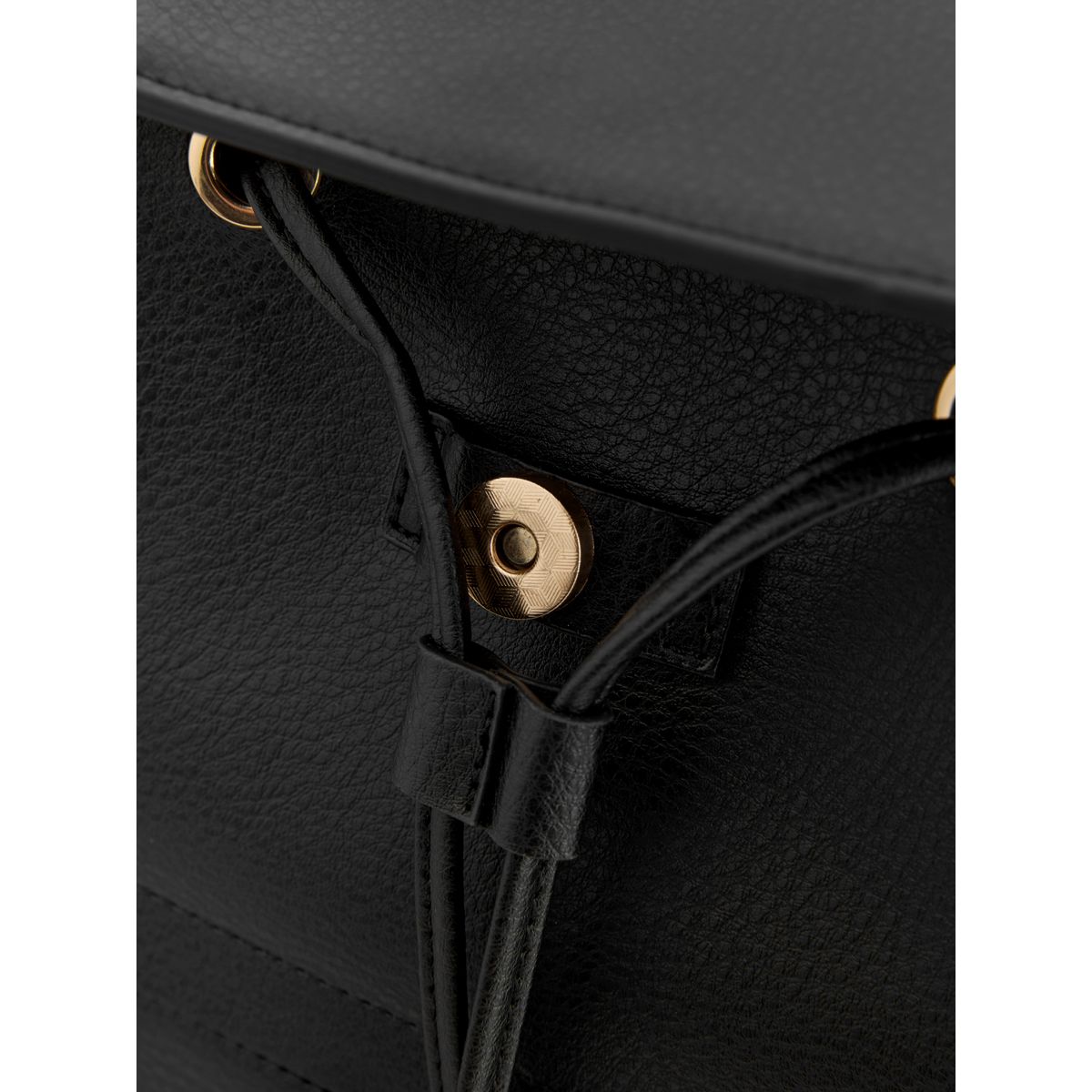 Sac à dos avec poche sur le devant noir, NEXT