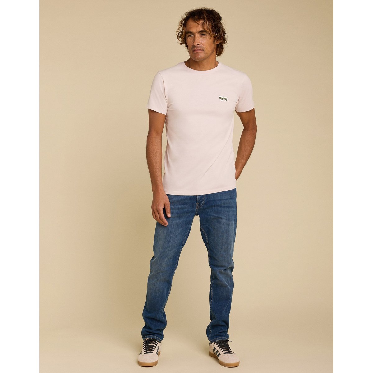 PANTALON REGULAR FADE bleu, PULLIN
