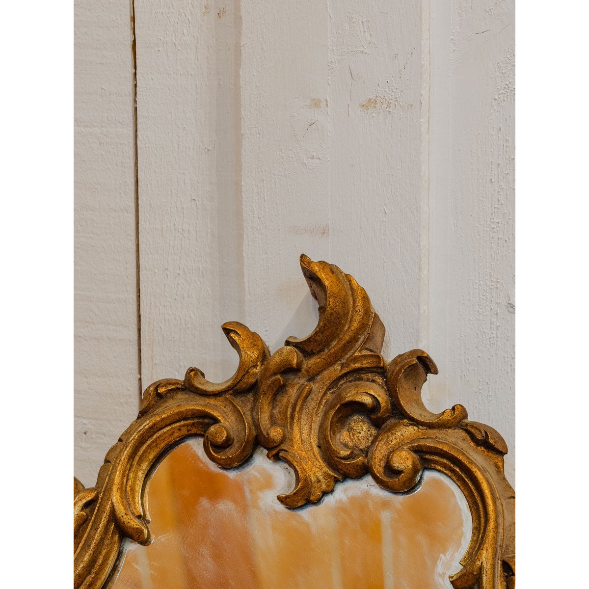 Miroir en résine doré Georges N°1525 - Bon état doré, DEBONGOUT
