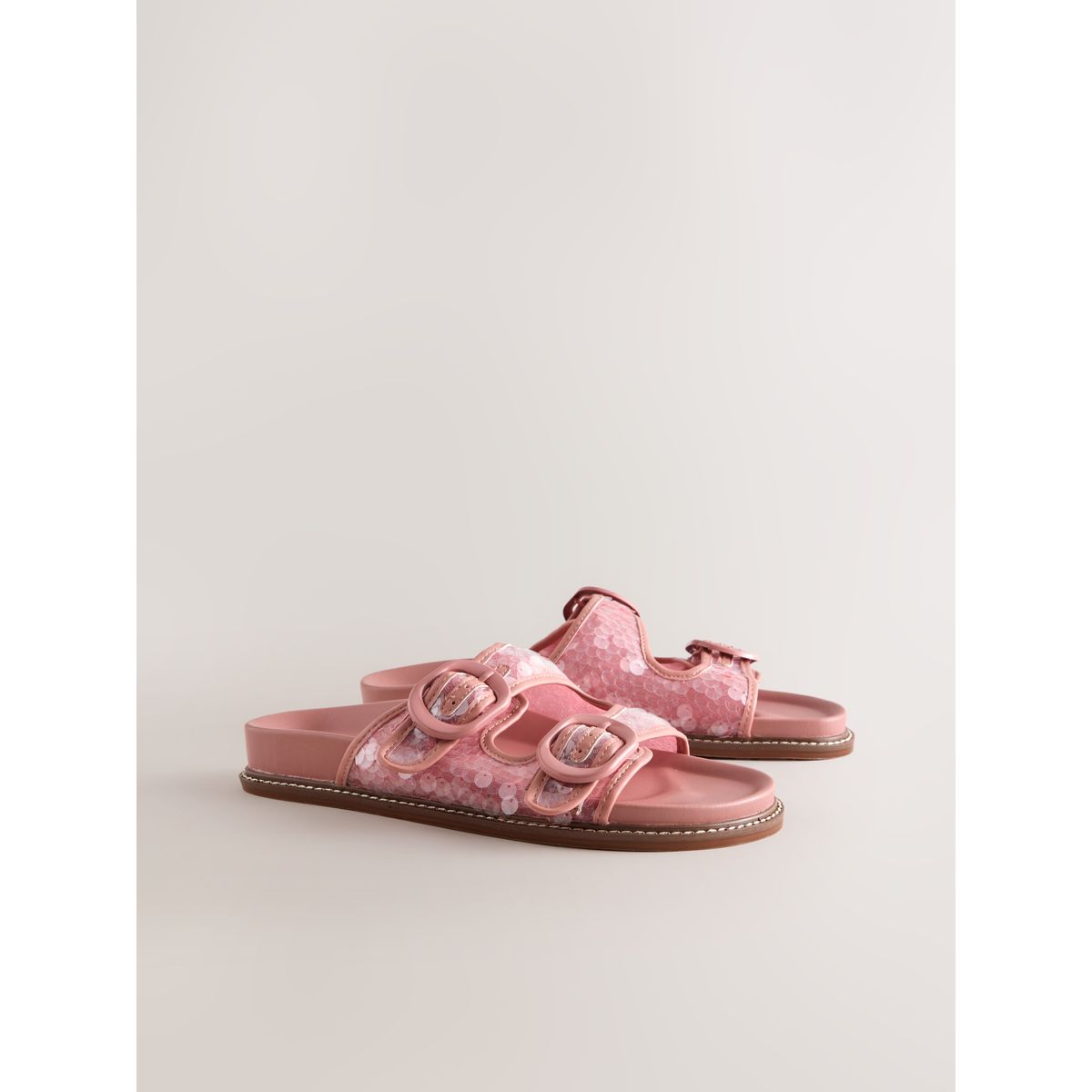 Sandales forever comfort® avec sequins rose, NEXT