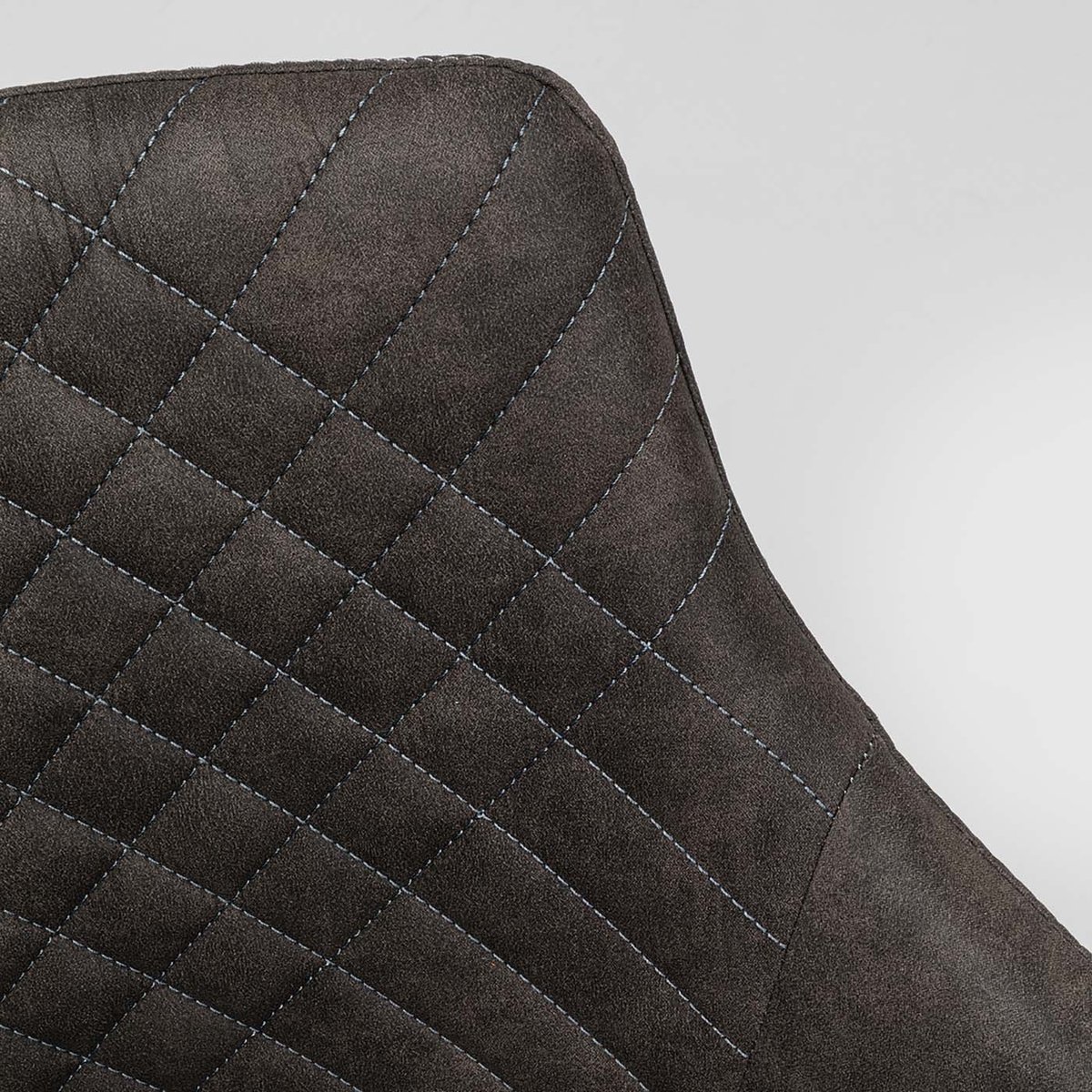 Chaise avec accoudoirs pivotante, COCO anthracite, KARE DESIGN