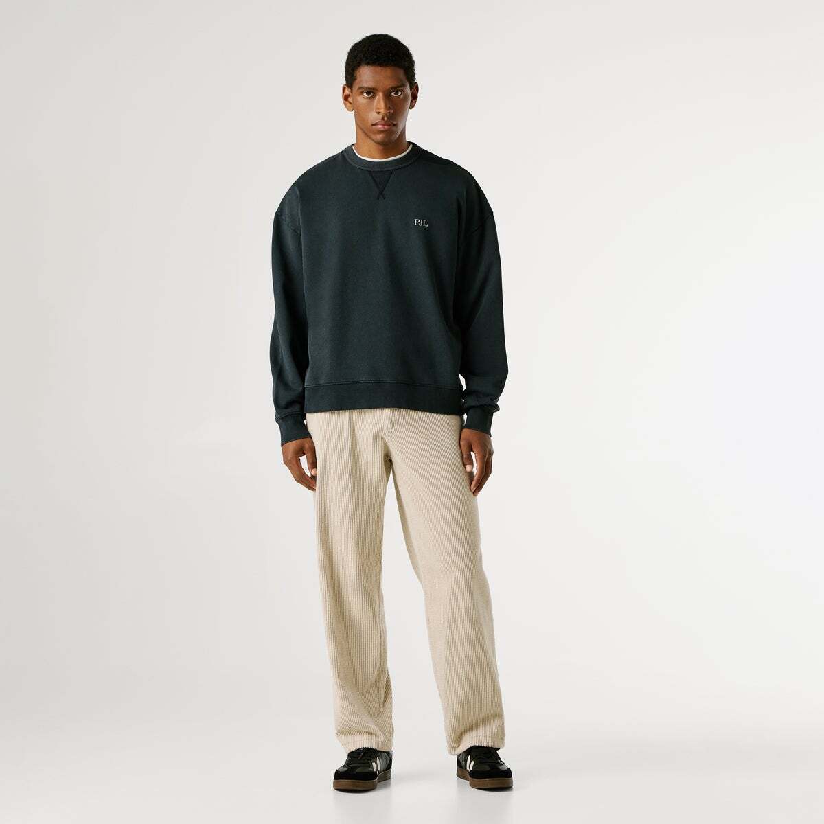 Sweat-Shirt Coupe Décontractée À Col Rond noir, PEPE JEANS