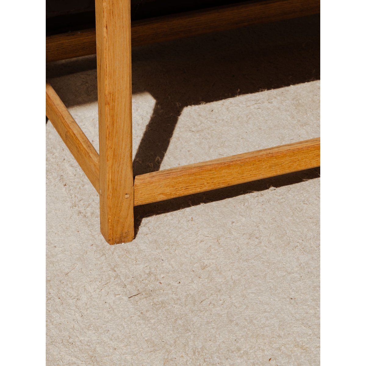 Table basse en bois Léonie N°1127 - Bon état bois clair, DEBONGOUT