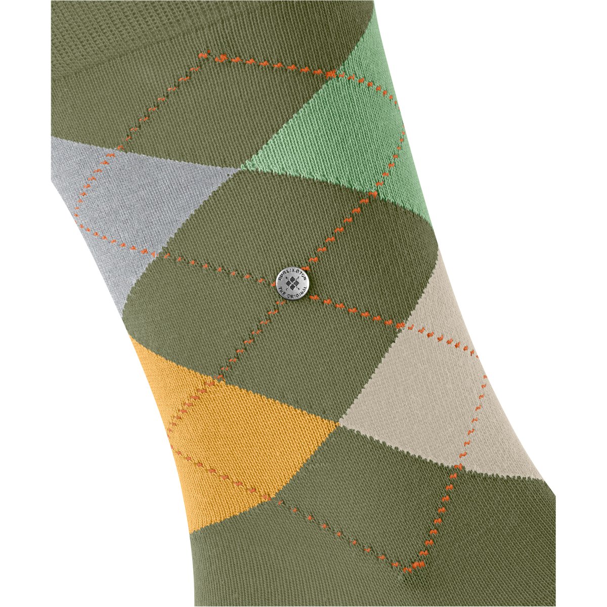 Chaussettes King Opaque lime green (7473), BURLINGTON
