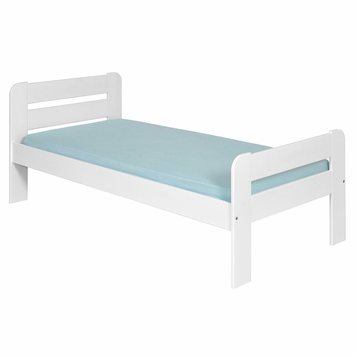 Lit enfant Bois massif  SUNDY blanc, AKITEN RETAIL