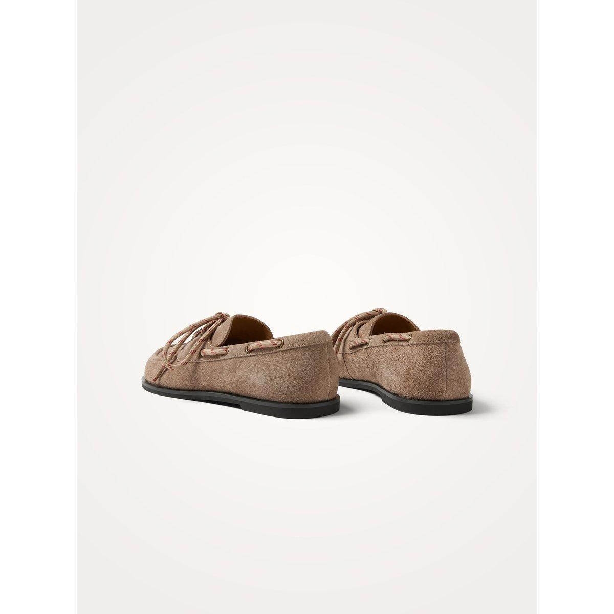 Mocassins bateau avec talon plat et bout rond JUNO Moor taupe, VANESSA WU
