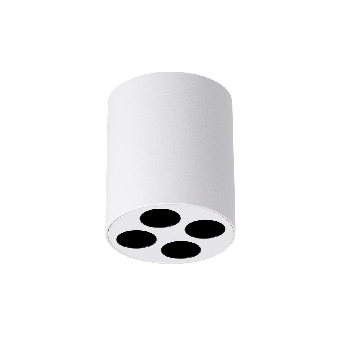 Plafonnier Aluminium Blanc LED 4 Zoe blanc, EDEN
