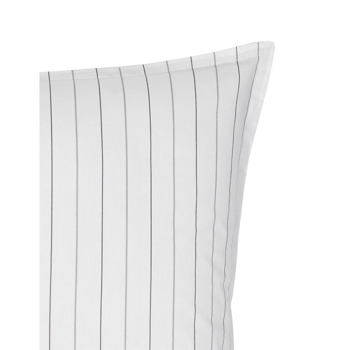 Lot de 2 taies d'oreillers en percale de coton TOLSTA blanc, SENSEI MAISON