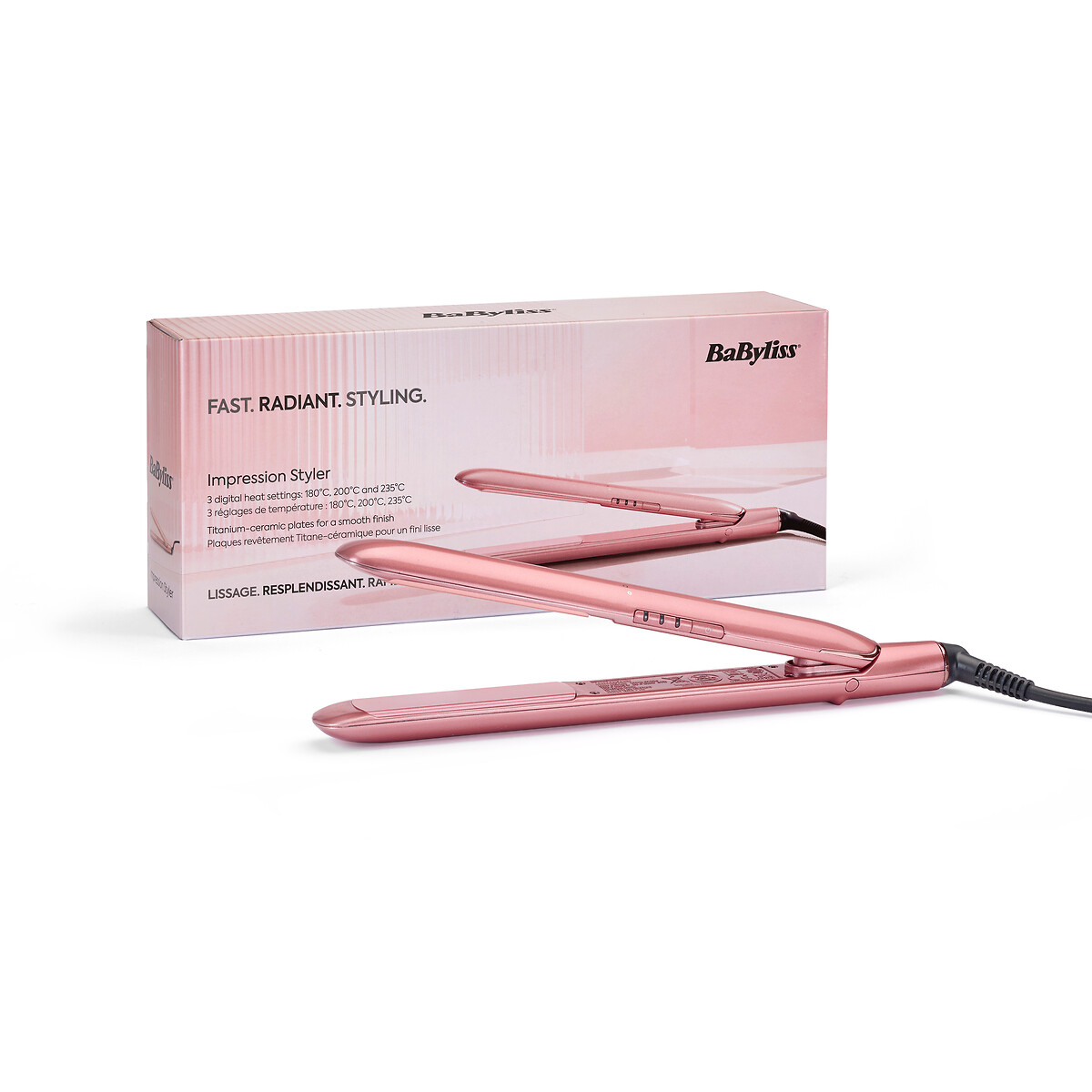 Lisseur Rose Petal Blush rose, BABYLISS