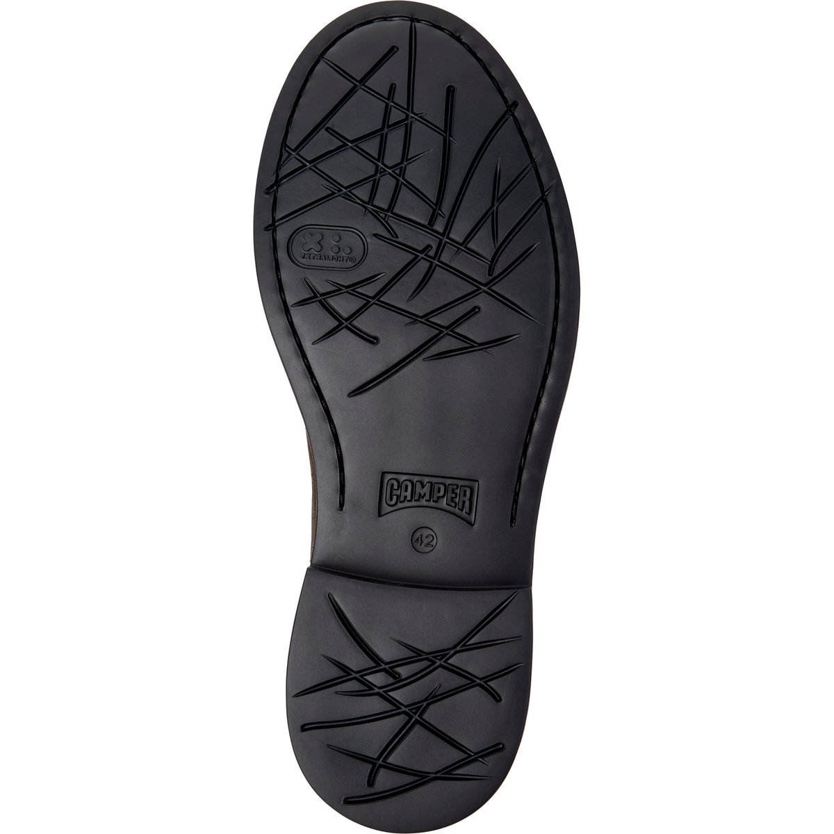 Bottines Dean cuir marron foncé, CAMPER
