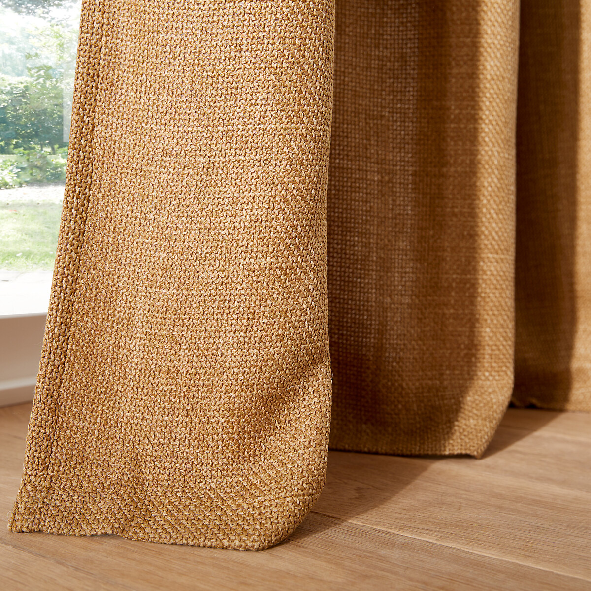 Rideau effet natté pattes cachées, Montego bronze, LA REDOUTE INTERIEURS