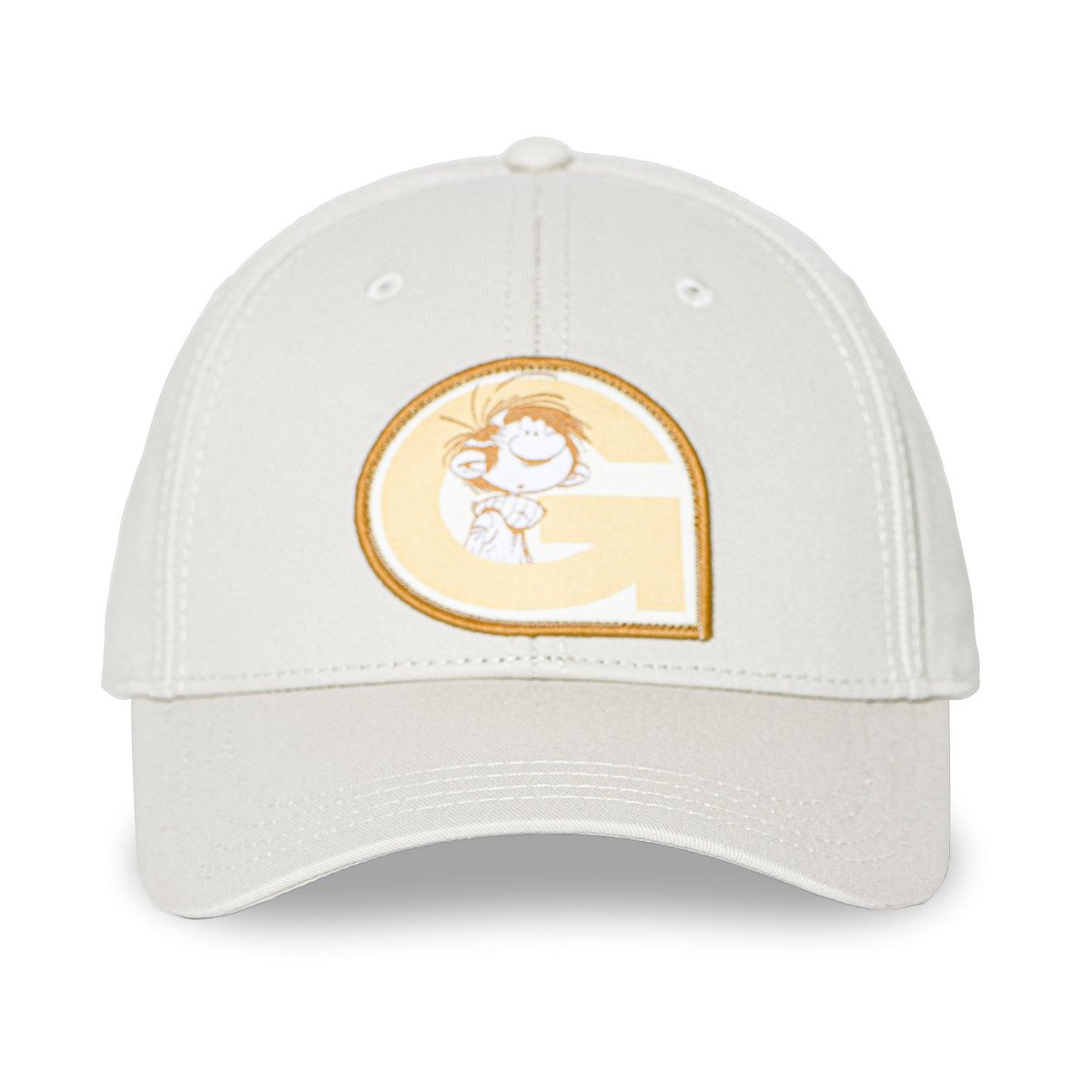 Casquette Gaston Lagaffe blanc/beige/orange, FREEGUN