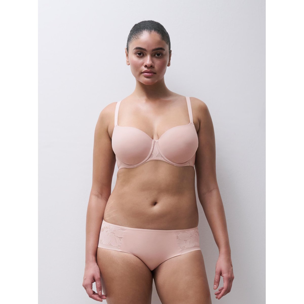 Soutien-gorge coques emboîtant OSMOSE vieux rose, CHANTELLE