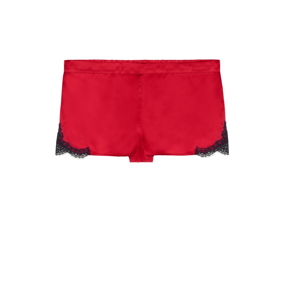 Culotte shorty en soie Toi mon Amour rouge, AUBADE